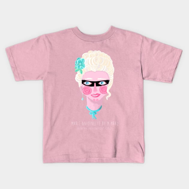 Marie Antoinette by M. Mraz Kids T-Shirt by mimo85